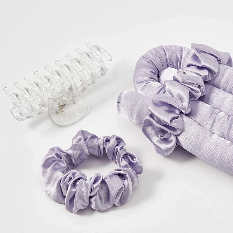 Мягкие бигуди из лебяжего пуха "Комплект jillas classic лавандовый" по цене 1&nbsp;390 ₽, размеры 255х105х50, для волос От лопаток до пояса