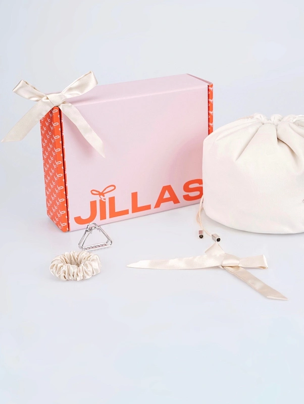 Мягкие бигуди из лебяжего пуха "Набор jillas for sleep, молочный" по цене ₽2,990, размеры 215х175х75, для волос От плеч до пояса