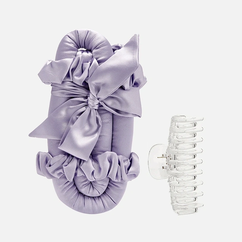 Мягкие бигуди из лебяжего пуха "Комплект jillas classic elegant лавандовый" по цене 1&nbsp;590 ₽, размеры 255х105х50, для волос От лопаток до пояса