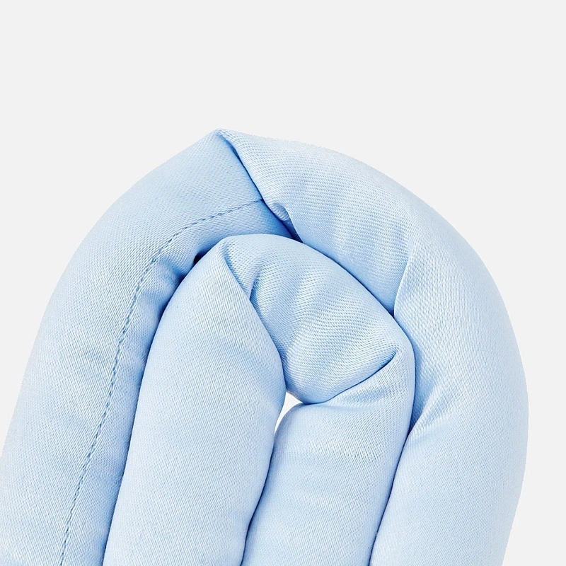 Мягкие бигуди из лебяжего пуха "Комплект jillas classic lite голубой" по цене ₽690, размеры 200х150х40, для волос От лопаток до пояса