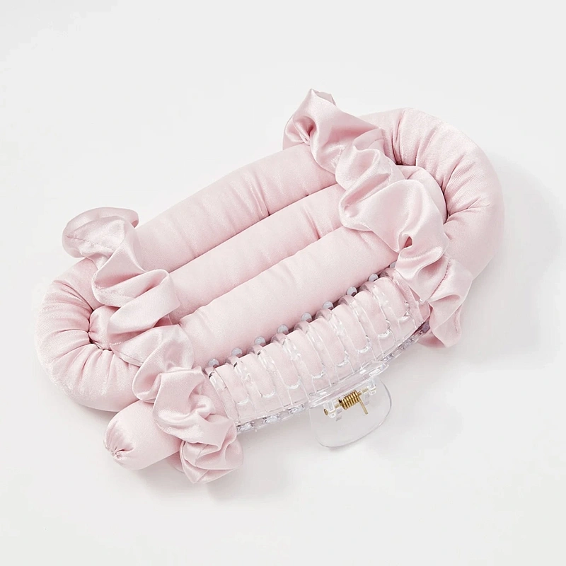 Мягкие бигуди из лебяжего пуха "Комплект jillas classic светло-розовый" по цене ₽1,390, размеры 255х105х50, для волос От лопаток до пояса