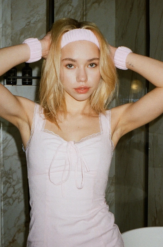 Набор повязок для умывания jillas из велюра, розовый, 4,5 см - аксессуар для локонов по цене ₽1,290, материал Синтетическая ткань