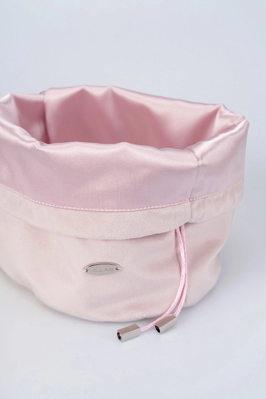 Мягкие бигуди из лебяжего пуха "Набор jillas for sleep, светло-розовый" по цене ₽2,990, размеры 215х175х75, для волос От плеч до пояса