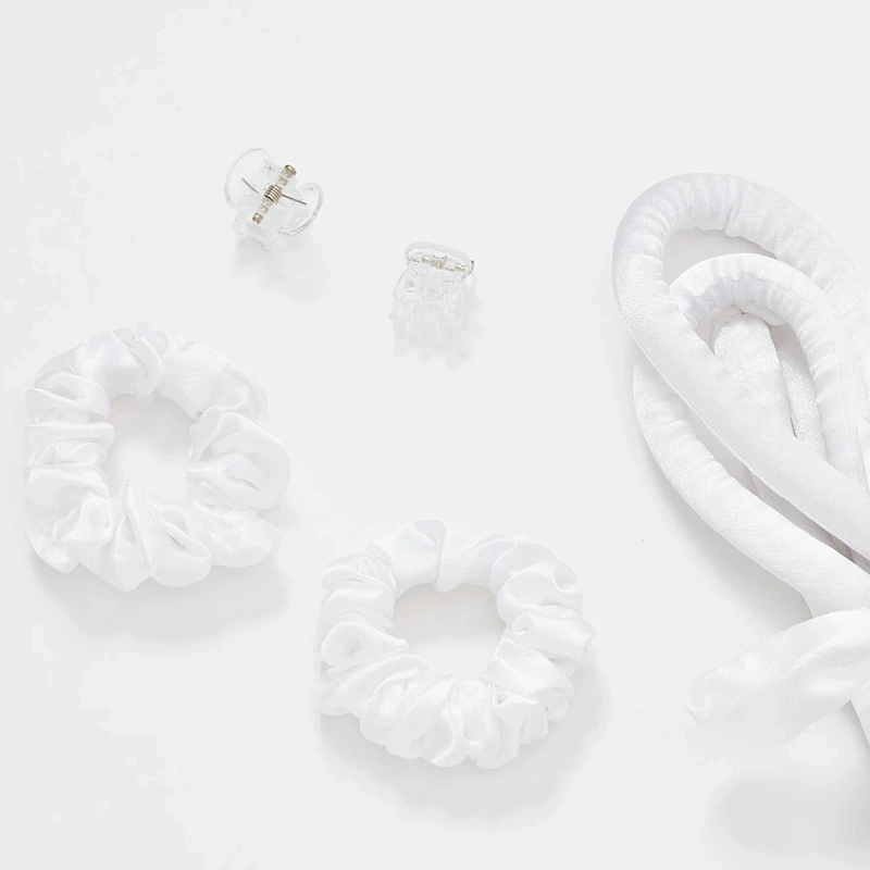 Мягкие бигуди из лебяжего пуха "Комплект jillas slim elegant белый" по цене ₽1,390, размеры 205х85х25, для волос От каре до пояса