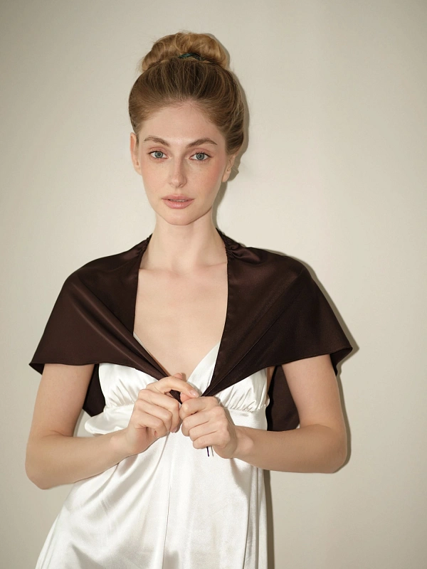 Аксессуар для фиксации бигуди jillas, коричневый - аксессуар для локонов по цене ₽1,190, материал Синтетическая ткань