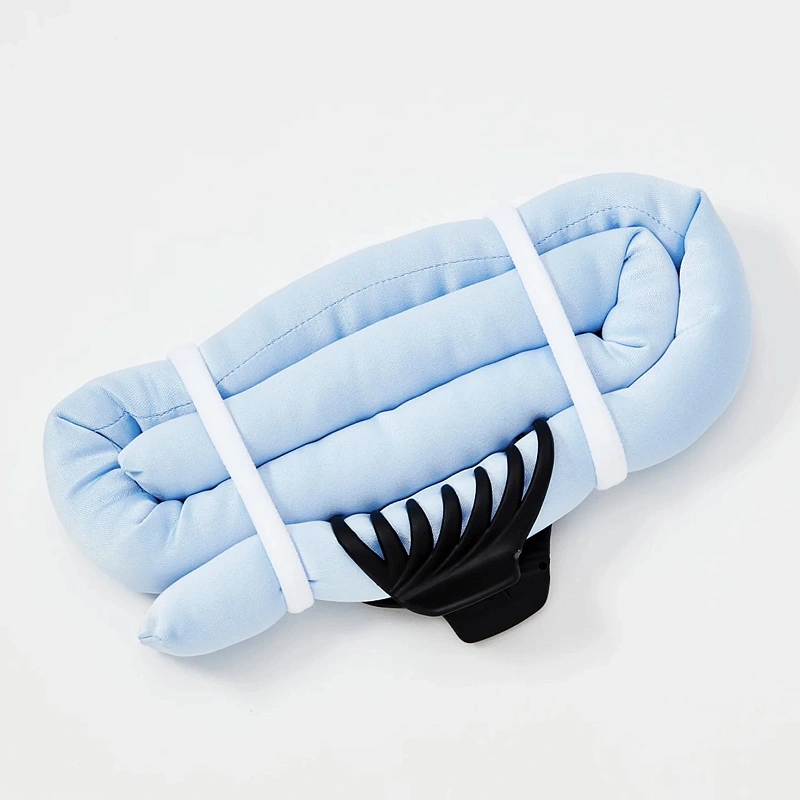 Мягкие бигуди из лебяжего пуха "Комплект jillas classic lite голубой" по цене ₽690, размеры 200х150х40, для волос От лопаток до пояса