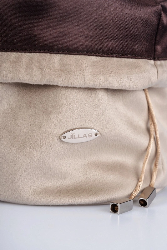 Мягкие бигуди из лебяжего пуха "Набор jillas for sleep, коричневый" по цене ₽2,990, размеры 215х175х75, для волос От плеч до пояса