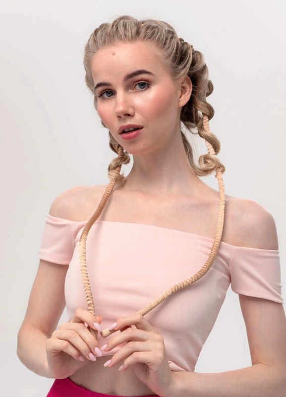 Мягкие бигуди из лебяжего пуха "Комплект jillas slim золотистый" по цене ₽1,390, размеры 205х85х25, для волос От каре до пояса