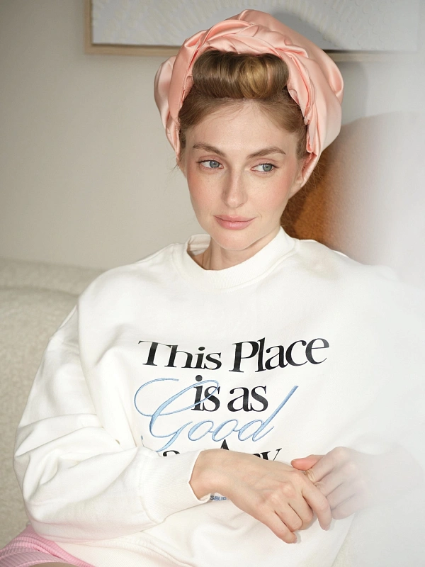 Аксессуар для фиксации бигуди jillas, персиковый - аксессуар для локонов по цене ₽1,190, материал Синтетическая ткань