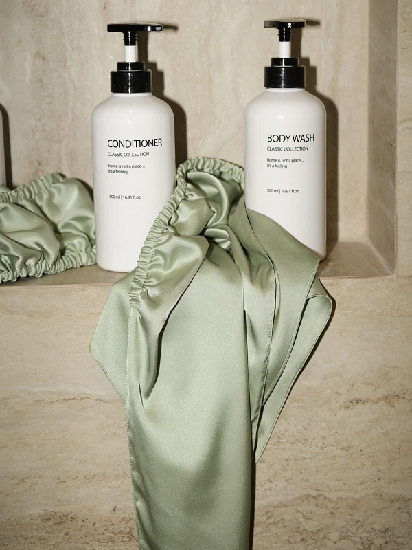 Аксессуар для фиксации бигуди jillas, фисташковый - аксессуар для локонов по цене ₽1,190, материал Синтетическая ткань