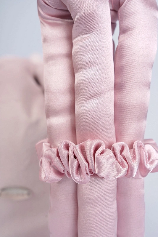 Мягкие бигуди из лебяжего пуха "Набор jillas for sleep, светло-розовый" по цене ₽2,990, размеры 215х175х75, для волос От плеч до пояса