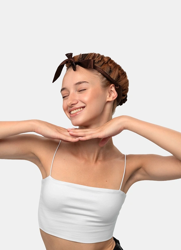 Мягкие бигуди из лебяжего пуха "Комплект jillas mini elegant коричневый" по цене 1&nbsp;590 ₽, размеры 235х85х40, для волос От плеч до пояса