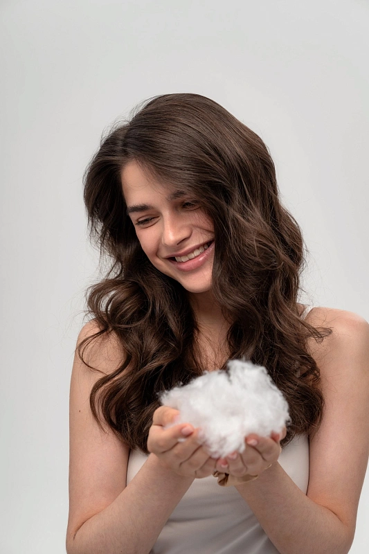 Мягкие бигуди из лебяжего пуха "Комплект jillas mini оранжевый" по цене ₽1,390, размеры , для волос От плеч до пояса