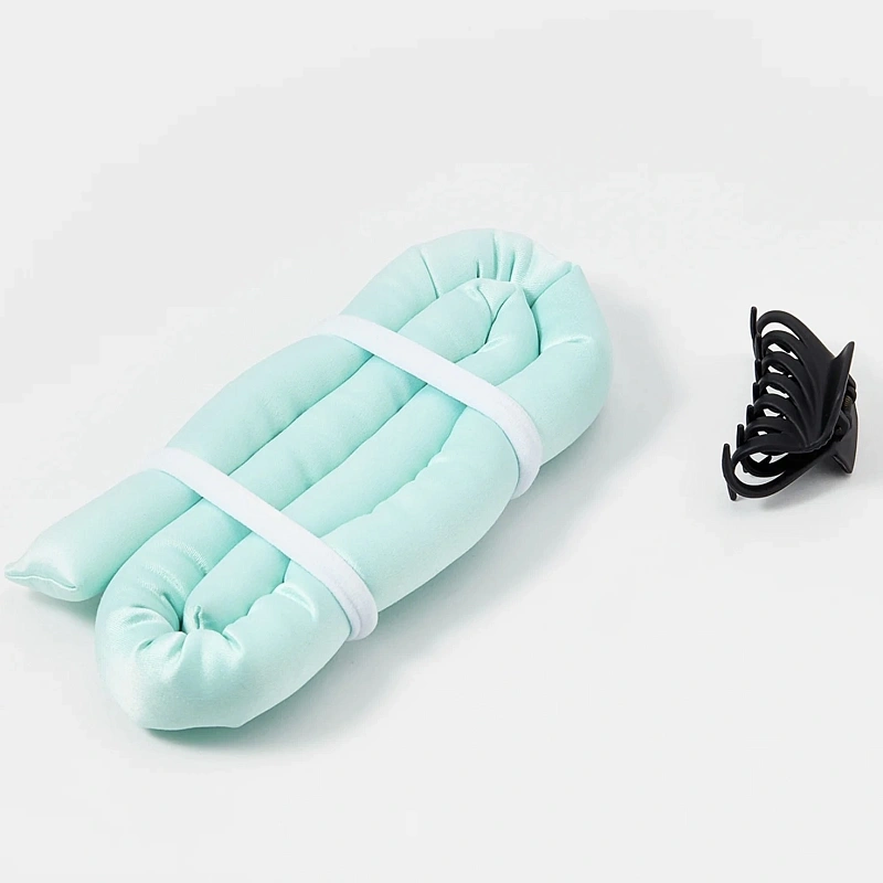 Мягкие бигуди из лебяжего пуха "Комплект jillas classic lite бирюзовый" по цене ₽690, размеры 200х150х40, для волос От лопаток до пояса