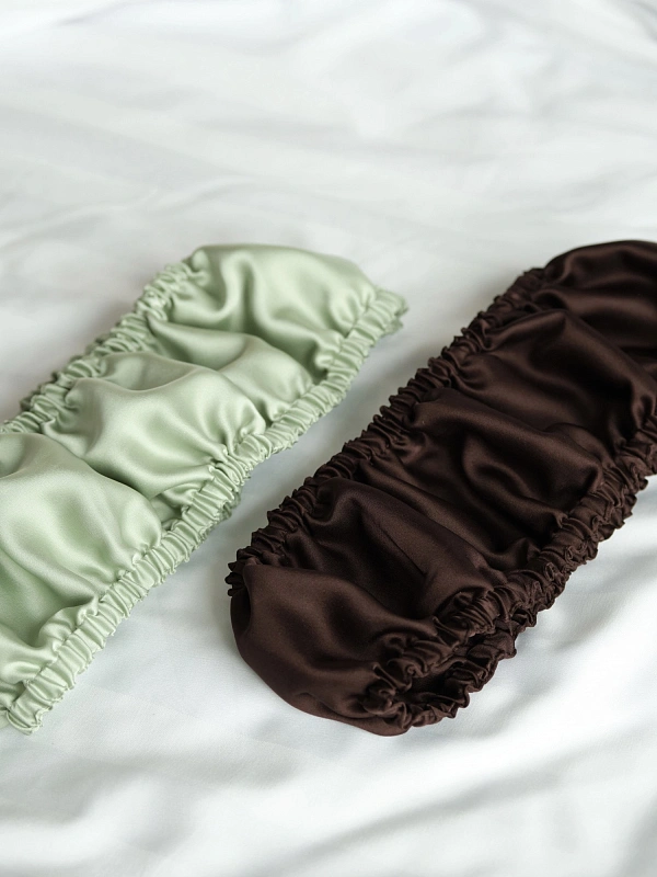 Повязка для фиксации бигуди jillas, фисташковый - аксессуар для локонов по цене ₽990, материал Синтетическая ткань