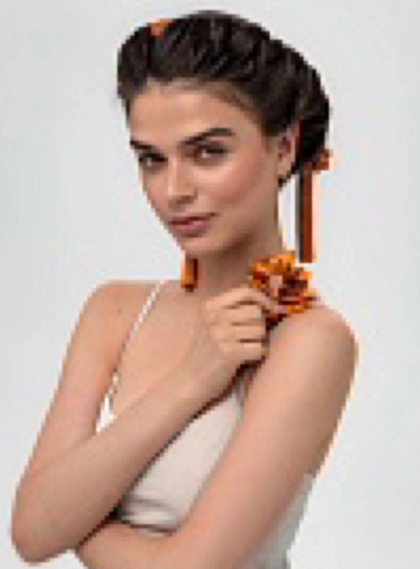 Мягкие бигуди из лебяжего пуха "Комплект jillas mini оранжевый" по цене ₽1,390, размеры , для волос От плеч до пояса