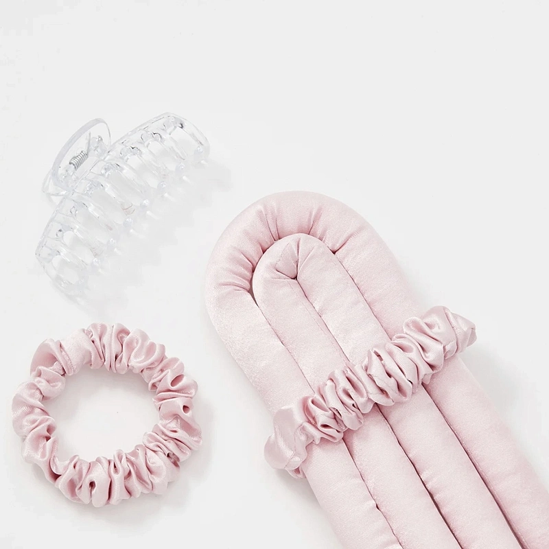 Мягкие бигуди из лебяжего пуха "Комплект jillas mini светло-розовый" по цене ₽1,390, размеры 235х85х40, для волос От плеч до пояса