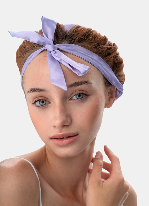 Мягкие бигуди из лебяжего пуха "Комплект jillas mini elegant лавандовый" по цене 1&nbsp;590 ₽, размеры 235х85х40, для волос От плеч до пояса