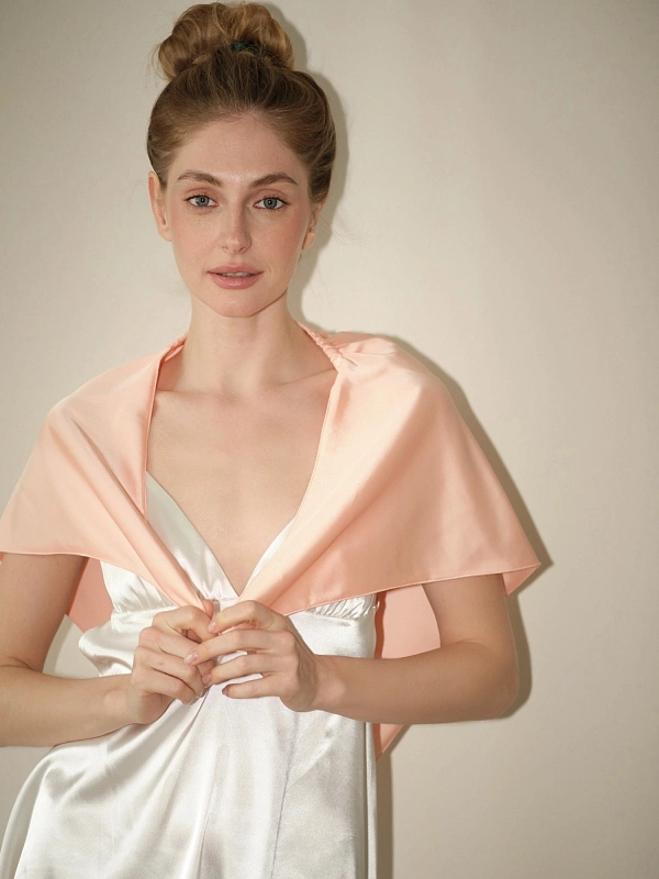 Аксессуар для фиксации бигуди jillas, персиковый - аксессуар для локонов по цене ₽1,190, материал Синтетическая ткань