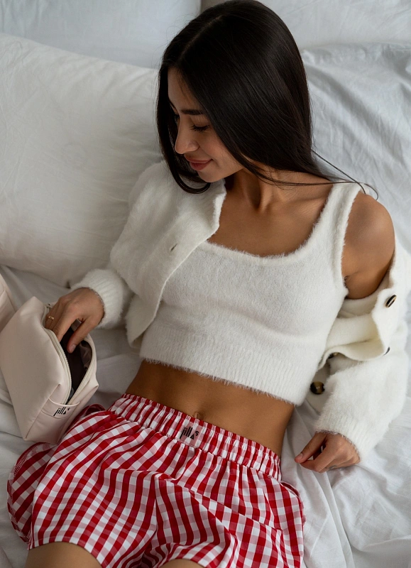 Косметичка jillas из искусственной кожи, S, бежевый по цене 1&nbsp;690 ₽, размеры 300х200х30