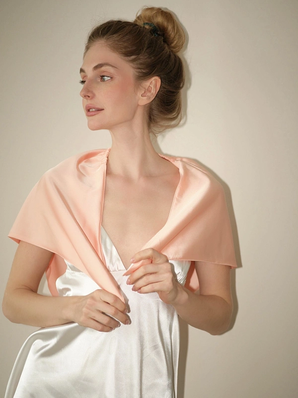 Аксессуар для фиксации бигуди jillas, персиковый - аксессуар для локонов по цене ₽1,190, материал Синтетическая ткань