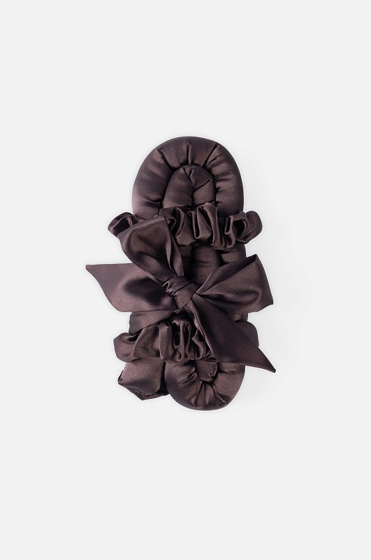 Мягкие бигуди из лебяжего пуха "Комплект jillas classic elegant с мягким наполнителем, коричневый" по цене 1&nbsp;990 ₽, размеры 255х105х50, для волос От лопаток до пояса