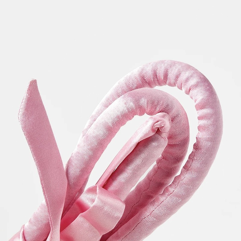 Мягкие бигуди из лебяжего пуха "Комплект jillas slim elegant розовый" по цене 1&nbsp;390 ₽, размеры 205х85х25, для волос От каре до пояса