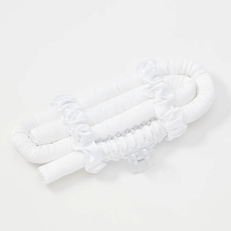 Мягкие бигуди из лебяжего пуха "Комплект jillas mini белый" по цене ₽1,390, размеры 235х85х40, для волос От плеч до пояса