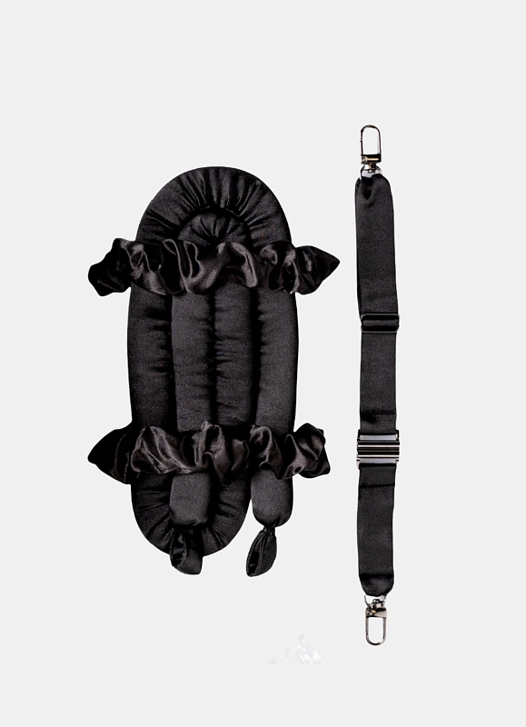 Мягкие бигуди из лебяжего пуха "Комплект jillas classic Pro черный" по цене 3&nbsp;490 ₽, размеры 250х100х45, для волос От лопаток до пояса