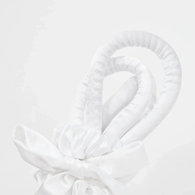 Мягкие бигуди из лебяжего пуха "Комплект jillas slim elegant белый" по цене ₽1,390, размеры 205х85х25, для волос От каре до пояса