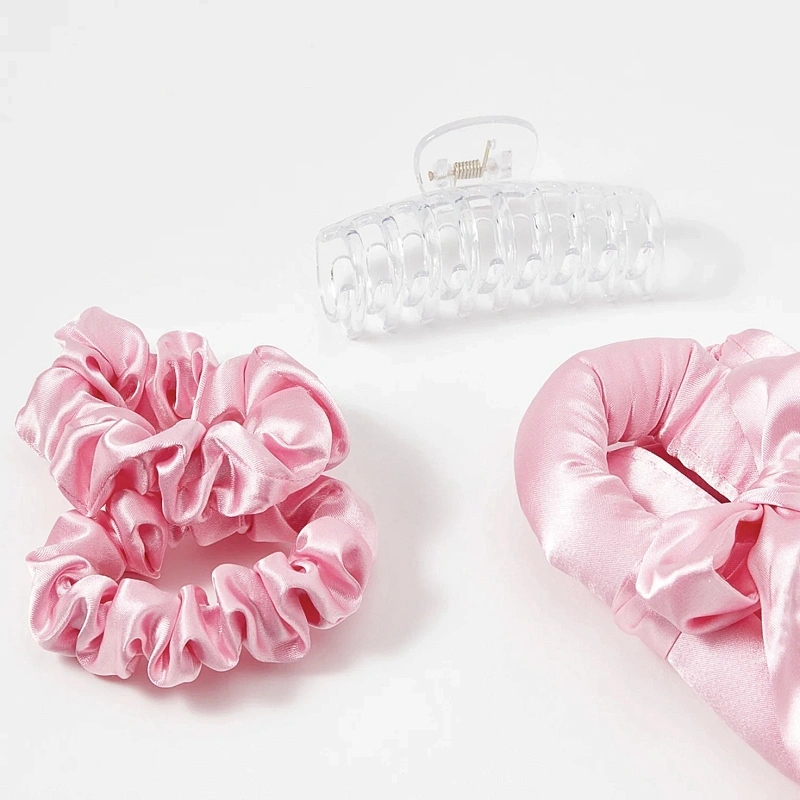 Мягкие бигуди из лебяжего пуха "Комплект jillas classic elegant розовый" по цене ₽1,590, размеры 255х105х50, для волос От лопаток до пояса