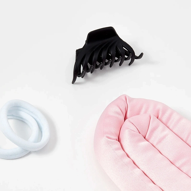 Мягкие бигуди из лебяжего пуха "Комплект jillas classic lite розовый" по цене ₽690, размеры 200х150х40, для волос От лопаток до пояса