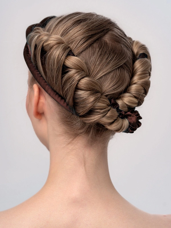 Мягкие бигуди из лебяжего пуха "Комплект jillas slim коричневый" по цене 1&nbsp;390 ₽, размеры 205х85х25, для волос От каре до пояса