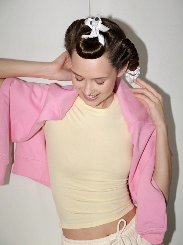 Мягкие бигуди из лебяжего пуха "Комплект jillas mini compact 2.0, белый" по цене ₽2,290, размеры 235х85х40, для волос От плеч до пояса