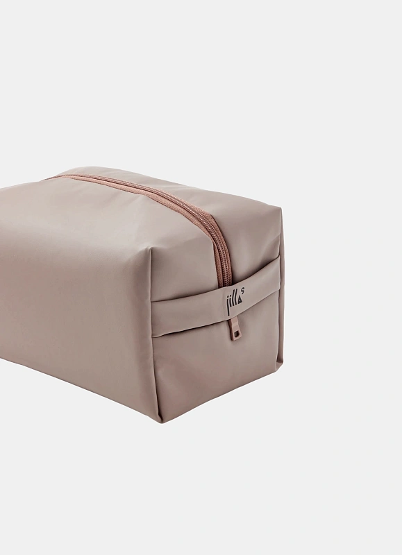 Косметичка jillas из искусственной кожи, L, серый по цене 1&nbsp;990 ₽, размеры 350х250х30