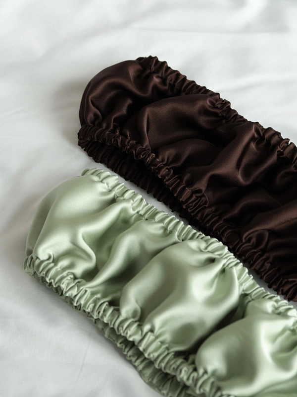 Повязка для фиксации бигуди jillas, фисташковый - аксессуар для локонов по цене ₽990, материал Синтетическая ткань