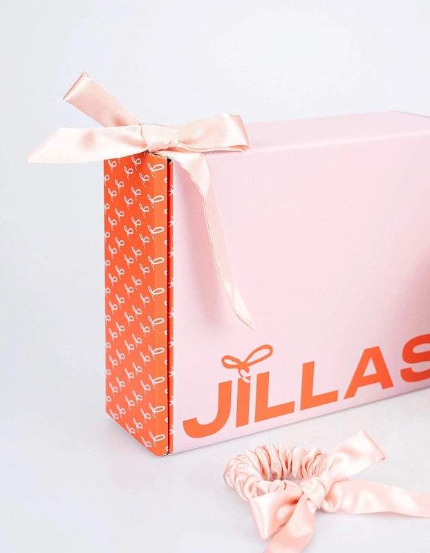 Мягкие бигуди из лебяжего пуха "Набор jillas for sleep, персиковый" по цене 2&nbsp;990 ₽, размеры 215х175х75, для волос От плеч до пояса