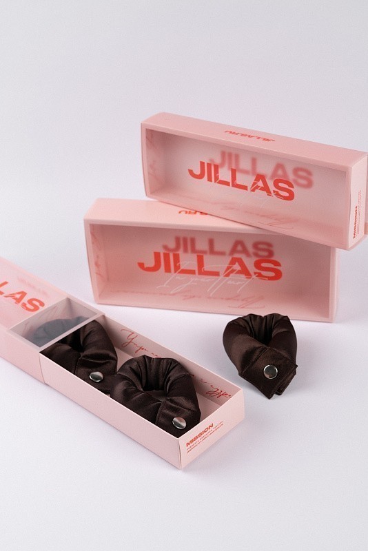 Мягкие бигуди из лебяжего пуха "Комплект jillas compact 190/26, коричневый" по цене ₽2,190, размеры 255х105х50, для волос От лопаток до пояса