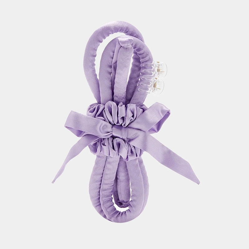 Мягкие бигуди из лебяжего пуха "Комплект jillas slim elegant лавандовый" по цене ₽1,390, размеры 205х85х25, для волос От каре до пояса