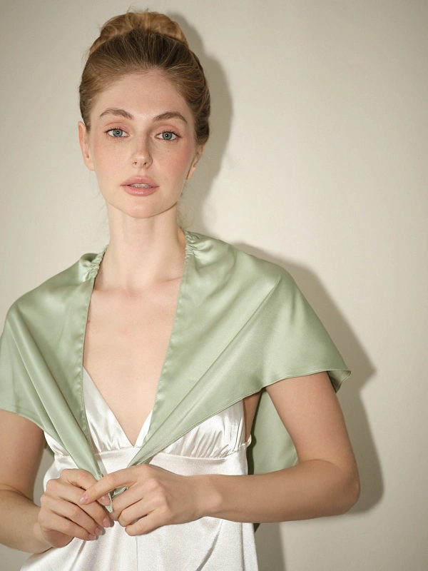 Аксессуар для фиксации бигуди jillas, фисташковый - аксессуар для локонов по цене ₽1,190, материал Синтетическая ткань