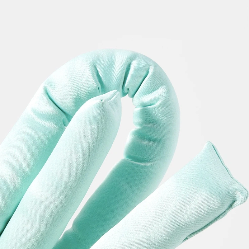 Мягкие бигуди из лебяжего пуха "Комплект jillas classic lite бирюзовый" по цене ₽690, размеры 200х150х40, для волос От лопаток до пояса