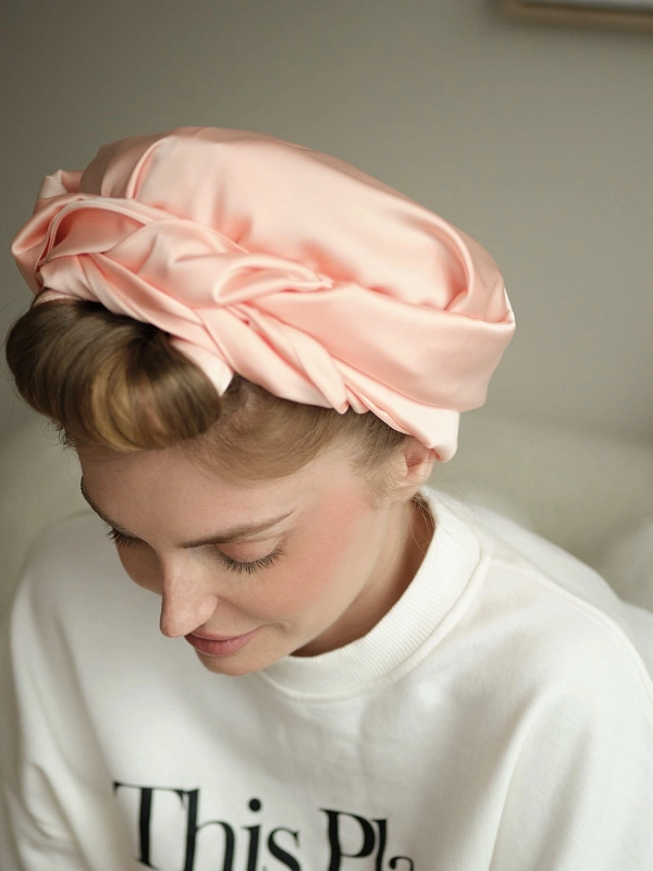 Аксессуар для фиксации бигуди jillas, персиковый - аксессуар для локонов по цене ₽1,190, материал Синтетическая ткань