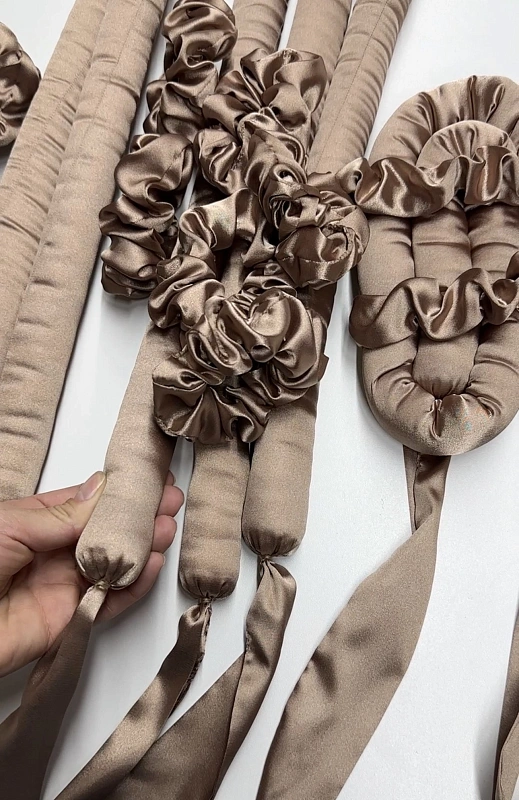 Мягкие бигуди из лебяжего пуха "Комплект jillas classic elegant с мягким наполнителем, капучино" по цене ₽2,290