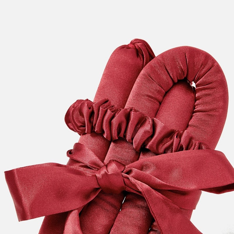 Мягкие бигуди из лебяжего пуха "Комплект jillas mini elegant бордовый" по цене ₽1,590, размеры 235х85х40, для волос От плеч до пояса