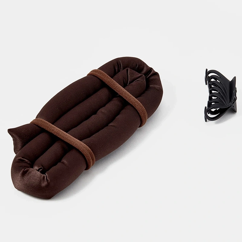 Мягкие бигуди из лебяжего пуха "Комплект jillas classic lite коричневый" по цене ₽690, размеры 200х150х40, для волос От лопаток до пояса