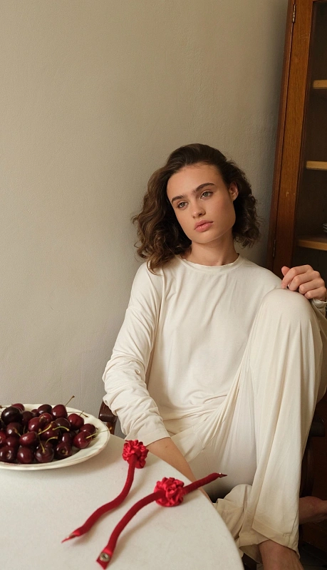 Мягкие бигуди из лебяжего пуха "Комплект jillas slim compact красный" по цене ₽1,990, размеры 200х80х20, для волос От каре до пояса