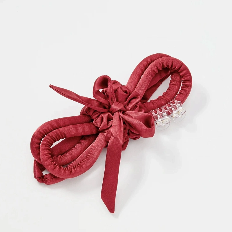 Мягкие бигуди из лебяжего пуха "Комплект jillas slim elegant бордовый" по цене 1&nbsp;390 ₽, размеры 205х85х25, для волос От каре до пояса