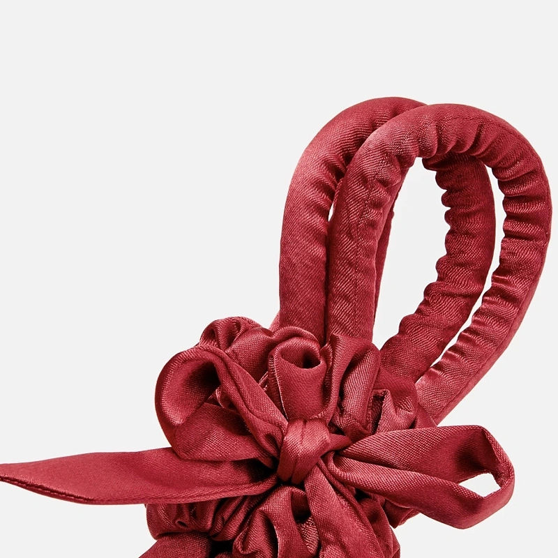 Мягкие бигуди из лебяжего пуха "Комплект jillas slim elegant бордовый" по цене 1&nbsp;390 ₽, размеры 205х85х25, для волос От каре до пояса