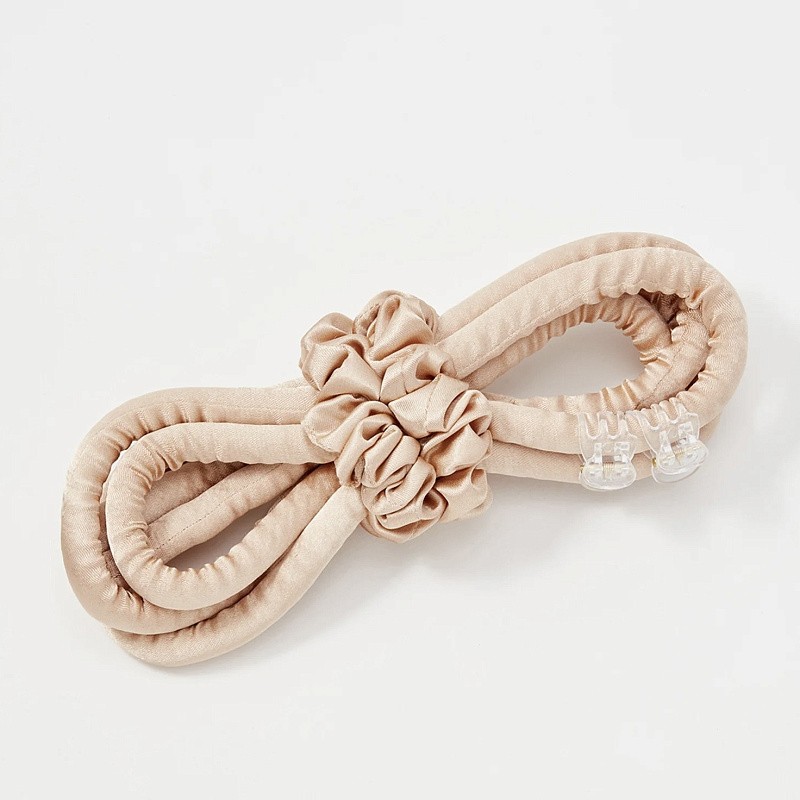 Мягкие бигуди из лебяжего пуха "Комплект jillas slim золотистый" по цене ₽1,390, размеры 205х85х25, для волос От каре до пояса