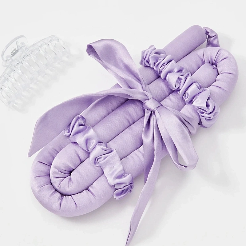 Мягкие бигуди из лебяжего пуха "Комплект jillas mini elegant лавандовый" по цене 1&nbsp;590 ₽, размеры 235х85х40, для волос От плеч до пояса